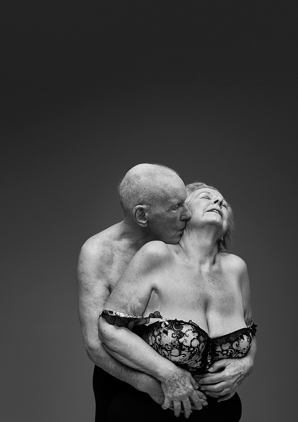 Daphne und Arthur in der Kampagne von Rankin zum Thema Sex und Zärtlichkeit im Alter