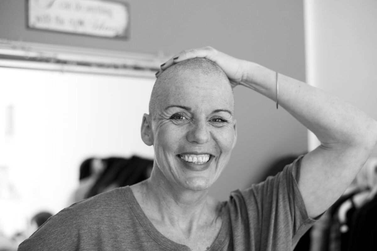 Die Journalistin Petra Thaller, Gründerin der gemeinnützigen Organisation Outdoor against Cancer (OAC).