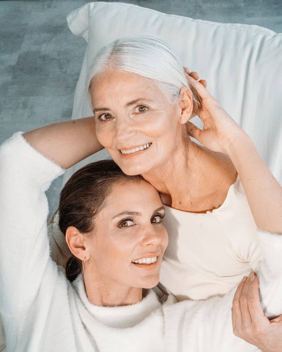 GNTM-Model Barbara Radtke mit ihrer Tochter