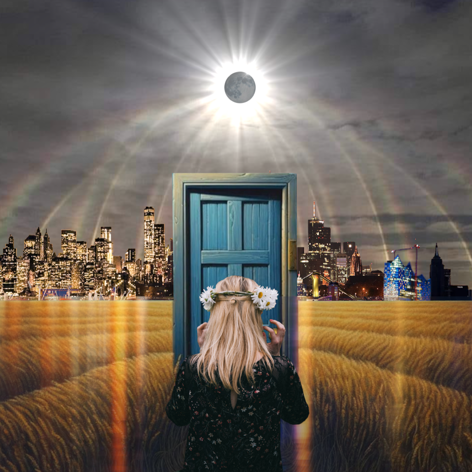 Collage von Astrologin Amélie Gebhard für HEYDAY