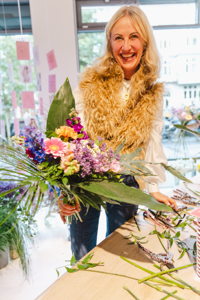 Sue Giers mit Kiki Frericks