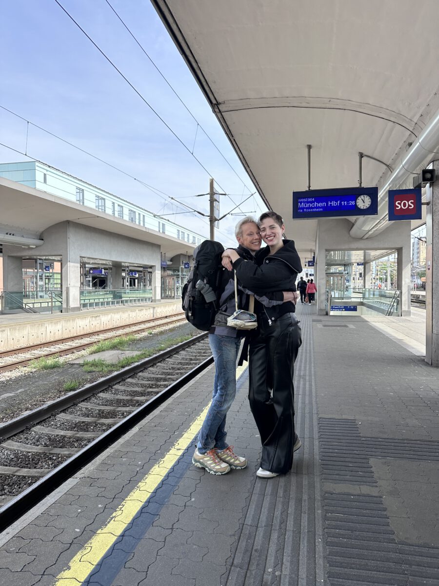 Martina Gleissenebner-Teskey mit Tochter