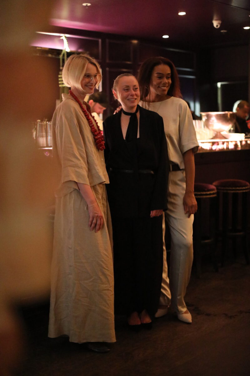 ZENGGI-Event in Berlin: Moderatorin Susann Atwell, Fashion Director Daniella Gurtner und Farleyna Lacle von ZENGGI