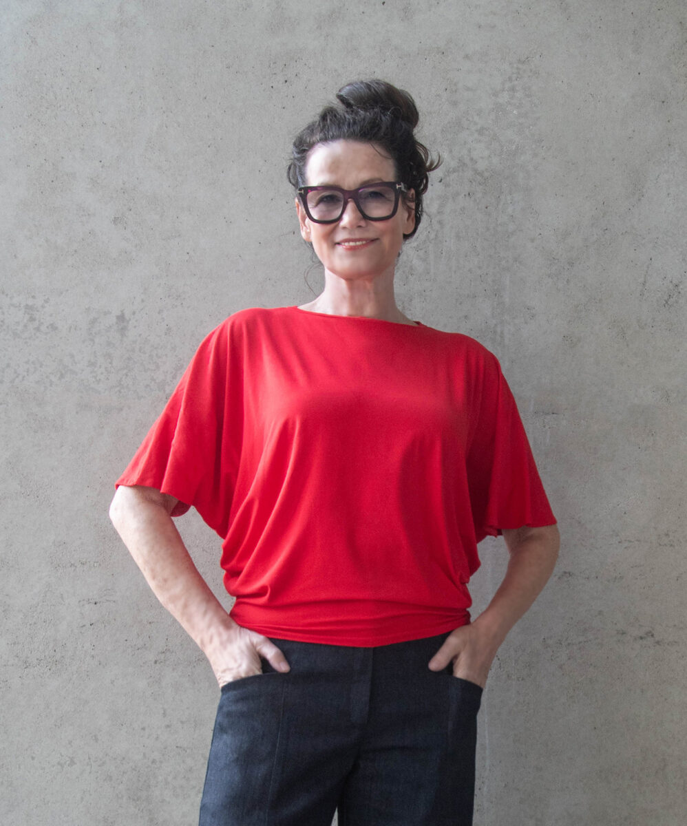 HEYDAY-Interview mit Schauspielerin Sabine Vitua; Mode von RAU Berlin