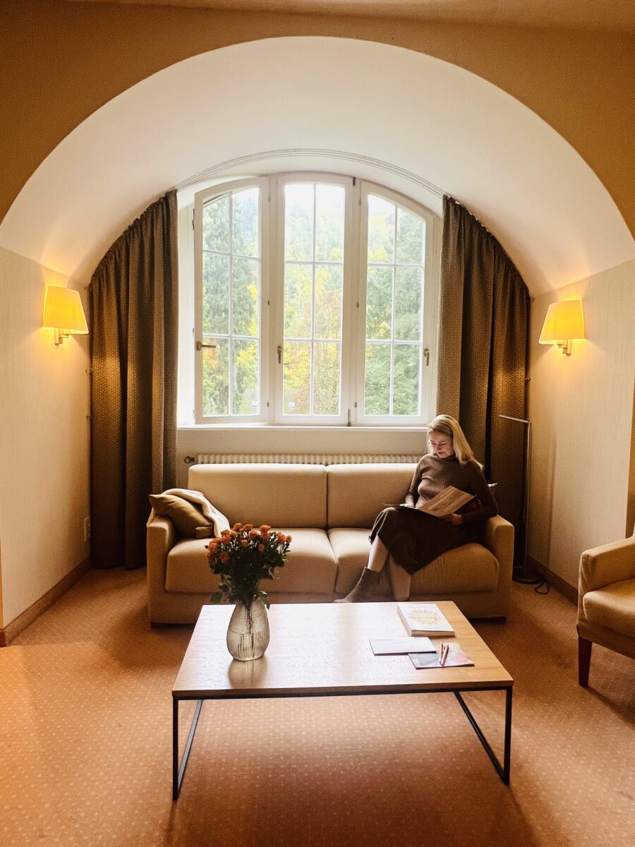 Swantje-Britt Koerner im Ayurveda Parkschlösschen in Traben-Trarbach