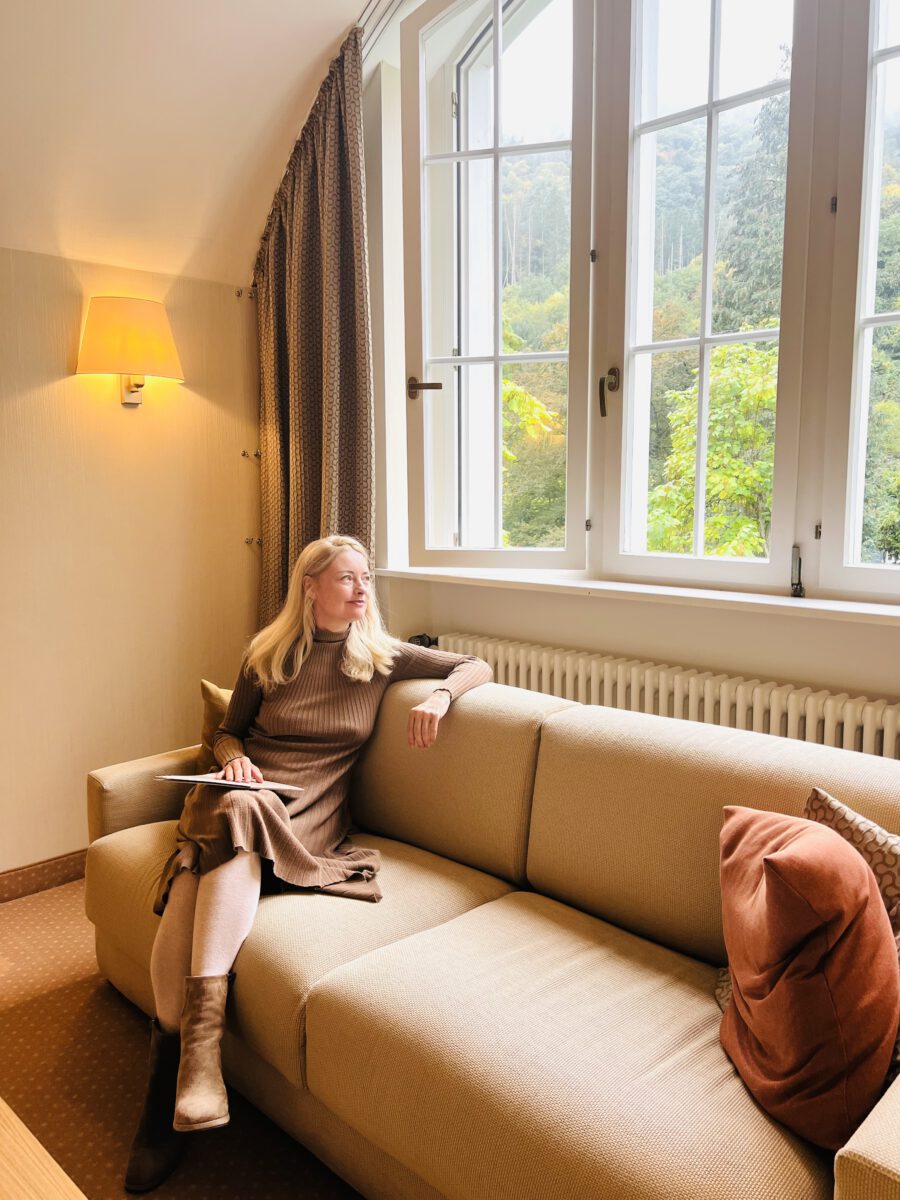 Swantje-Britt Koerner im Ayurveda Parkschlösschen in Traben-Trarbach