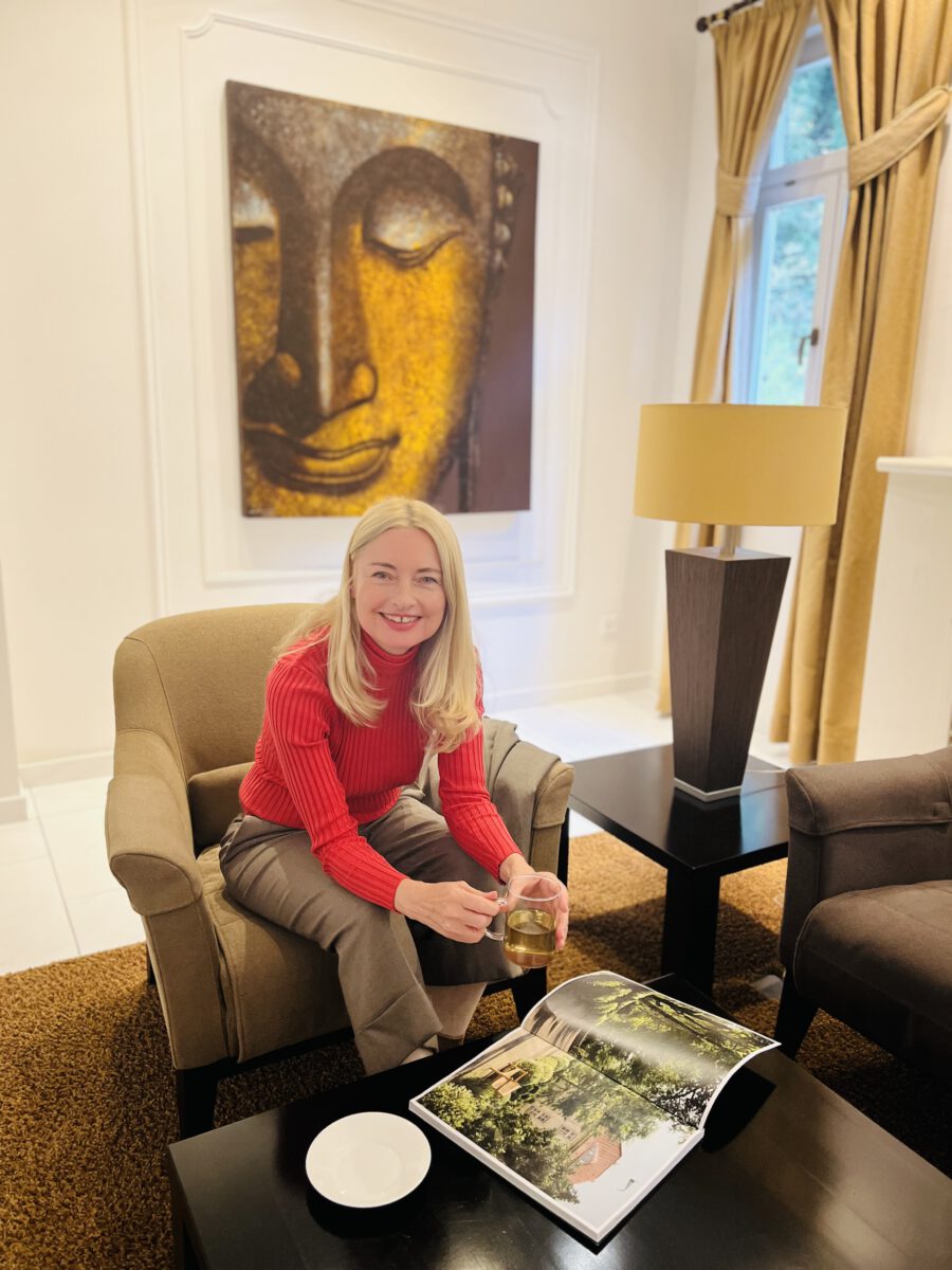 Swantje-Britt Koerner im Ayurveda Parkschlösschen in Traben-Trarbach