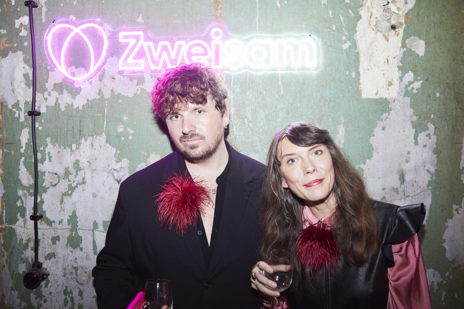 HEYDAY x ZWEISAM: (v.i.) Das Zweisam-Duo: Damien Mollers und Anna Robbert