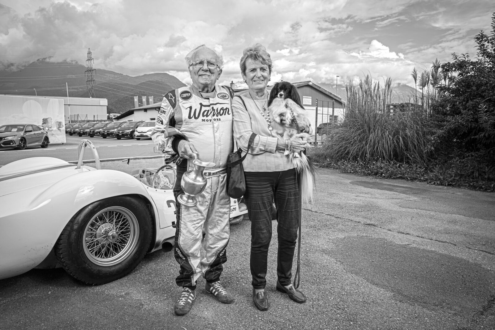 Fotografie von Karsten Thormaehlen: Georges Gachnang und seine Frau