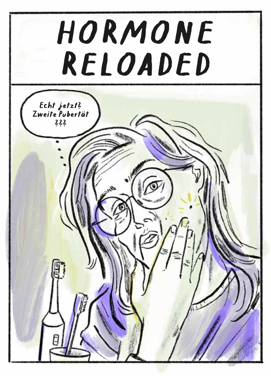 Illustration im Comic „Peri Meno” der Berliner Illustratorin Rinah Lang
