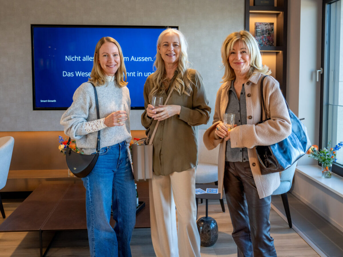 HEYDAY x BTL Event in Hamburg: (v.l.) Astrid Nöhring, Manuela Haberland und Tina Artz