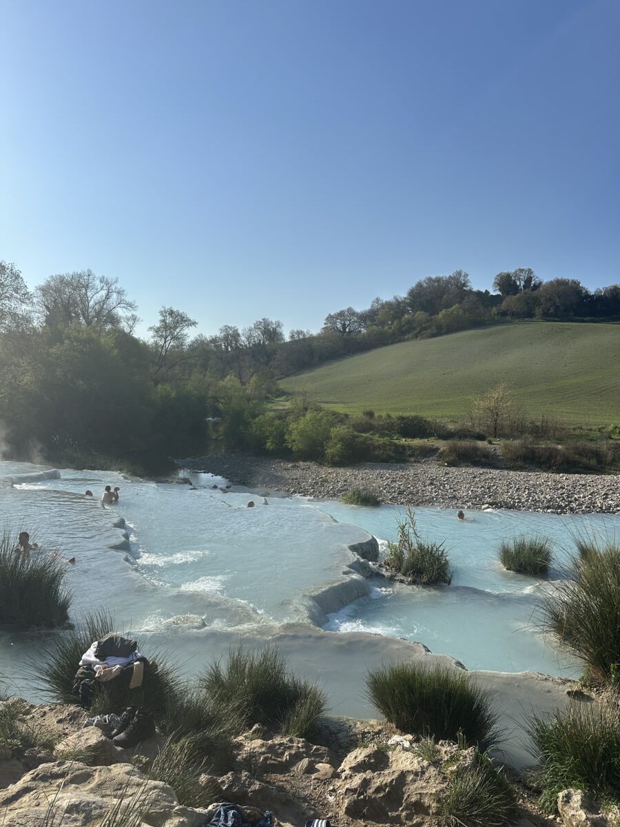 Floaten in der toskanischen Maremma